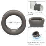 Alpha Liquid Silicone Scrotum Ring - Gray Gray - Image 9