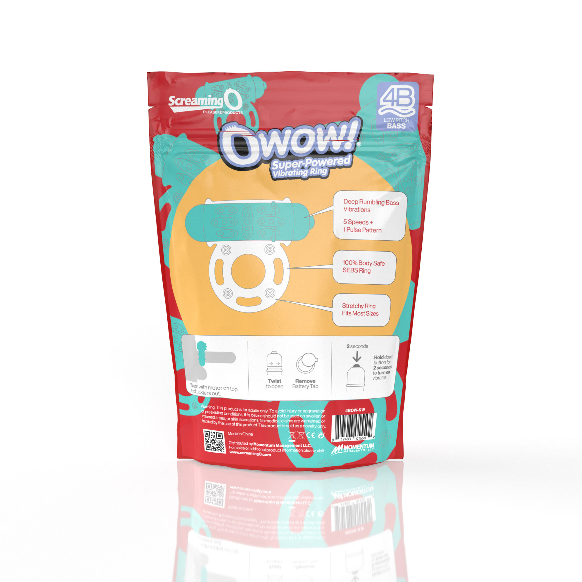 ZgYfHgsfcOfiQaa50qciiJdlGULXUCqI Screaming O 4b - Owow Super Powered Vibrating Ring - Kiwi - Image 1
