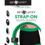 Strap-on Black/green Boxers - M/l