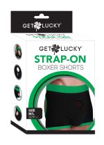 Strap-on Black/green Boxers - M/l