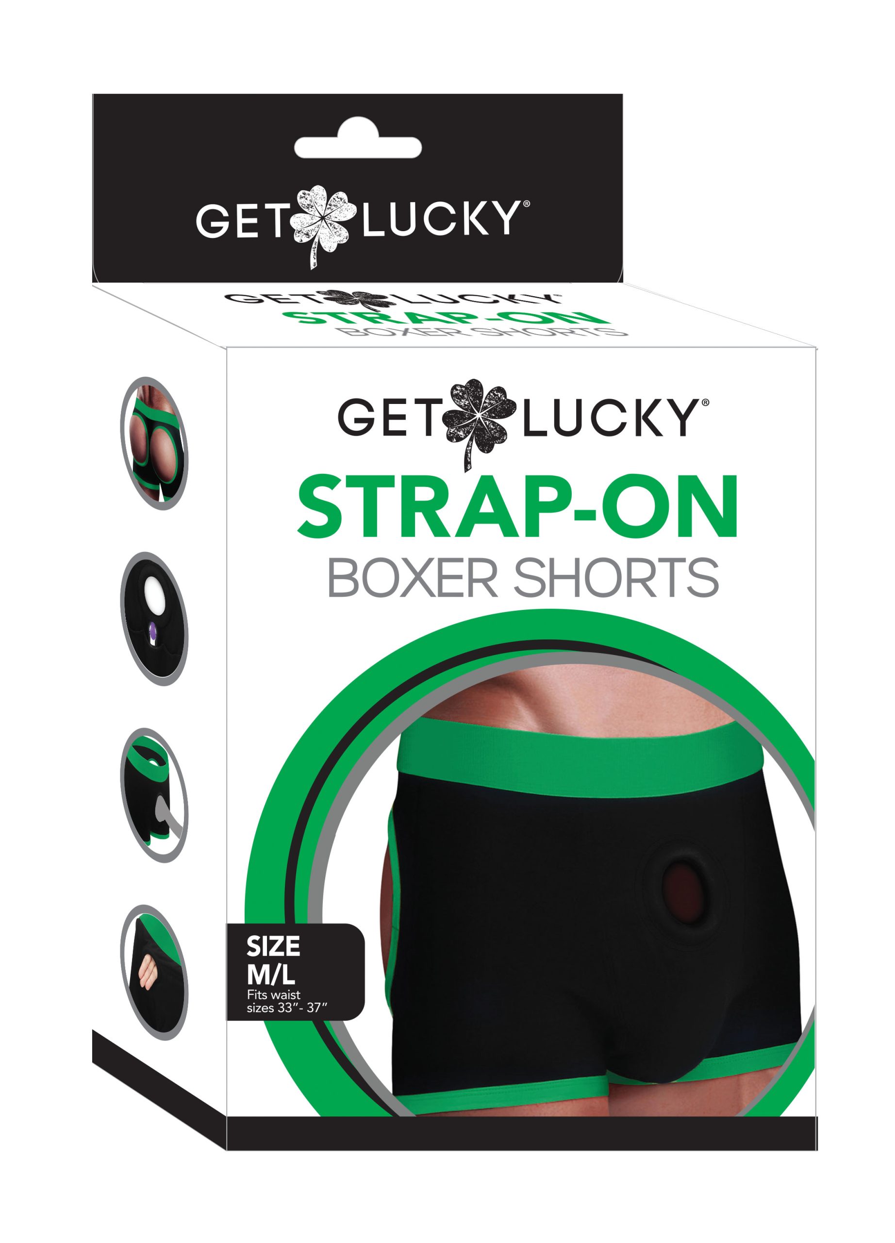 ZncY7CjMvEuZciTL1EqMo2ad96W9kLxE Strap-on Black/green Boxers - M/l - Image 1
