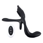 Playboy Pleasure - the 3 Way - Cock Ring - Black - Image 6