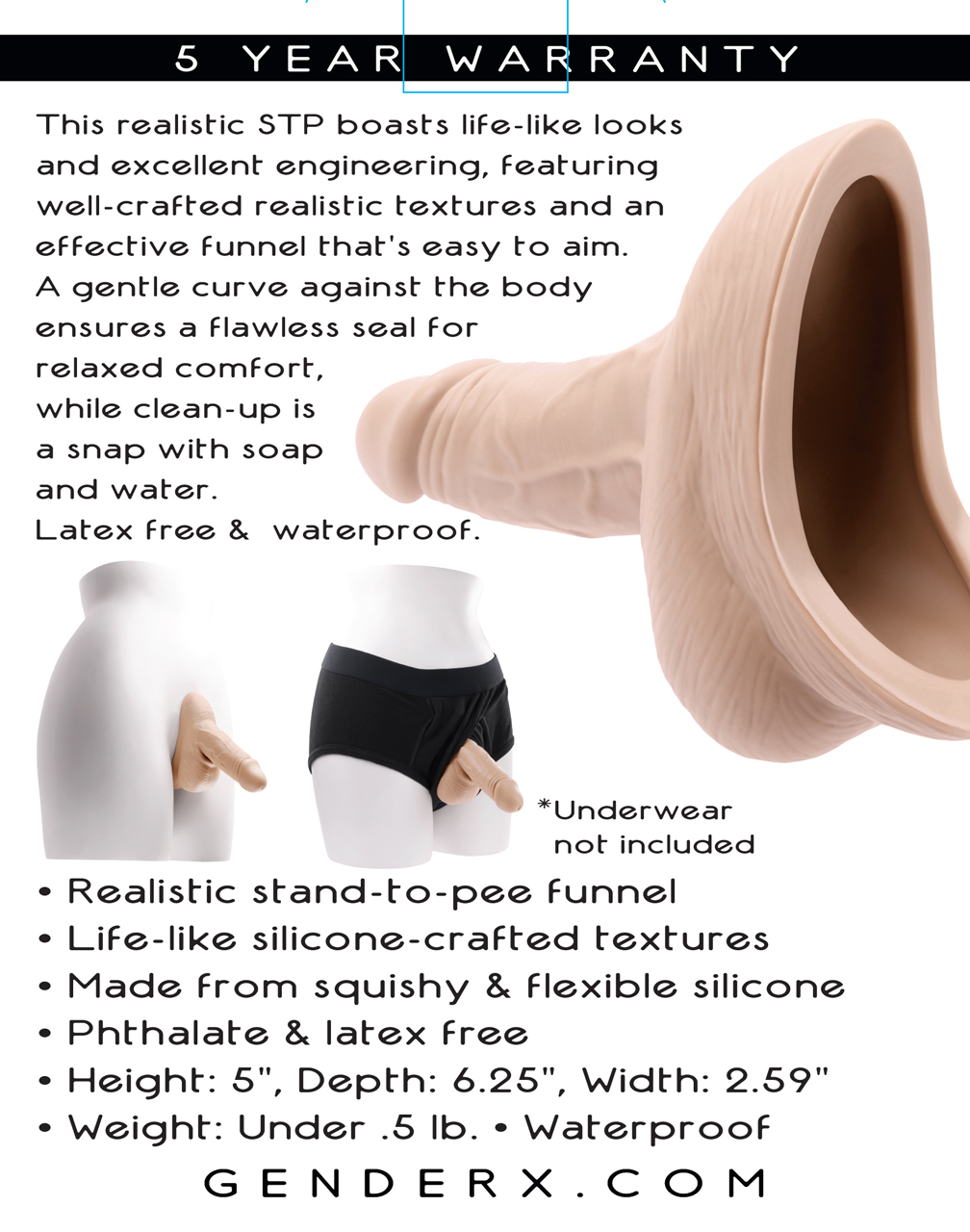 a0KINrAoZRSvbC3lTr0YTX2ES7LG4Tj8 Stand to Pee Silicone - Light - Image 1