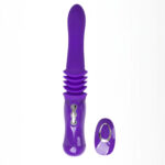 Monroe USB Rechargeable Silicone Thrusting Portable Love Machine - Purple - Image 2