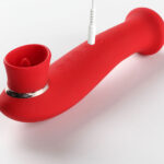 Destiny 15-Function Rechargeable Vibrating - Suction Wand - Cherry Red - Image 3