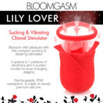 Lily Lover Sucking and Vibrating Clitoral Stimulator- Red - Image 8