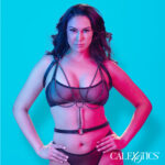 Euphoria Collection Plus Size Multi Chain Halter - Black - Image 5
