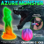 Aqua-Cock Glow-in-the-Dark Silicone Dildo - Image 6