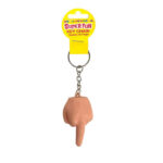 Super Fun Key Chain - Squishy Fu Finger - Sold in 6pk
