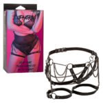 Euphoria Collection Plus Size Thigh Harness With Chains - Black - Image 6