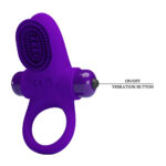 Pretty Love Vibrating Cock Ring II - Purple - Image 6