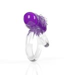Screaming O 4b - Double O Super Powered Vibrating Double Ring - Grape - Image 3