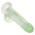 Naughty Bits I Leaf Dick Glow-in-the-Dark Weed Leaf Dildo - Glow in the Dark - Image 4