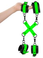 Hand and Ankle Cuffs With Hogtie - Glow in the Dark - Image 4