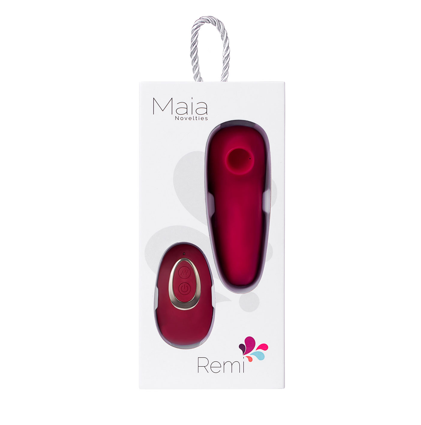 baZgBGHvRsFCxz8QqCsdwHp2knXDUgyk Remi 15-Function Rechargeable Remote Control Suction Panty Vibe - Red - Image 1
