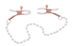 Peaches ‘N Creame Pearl Nipple Clamps - Pink - Image 3