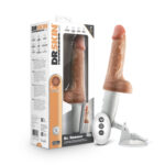 Dr. Skin Silicone - Dr. Hammer - 7 Inch Thrusting Dildo With Handle - Beige - Image 10