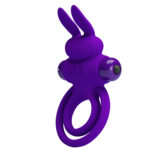 Pretty Love Vibrant Penis Ring III - Purple - Image 5