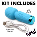 10x Mini Silicone Wand - Blue - Image 4