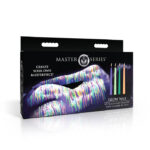 Glow Wax Uv Blacklight Reactive Drip Candles Set of 4