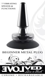 Beginner Metal Plug - Black Chrome - Image 2