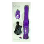 Monroe USB Rechargeable Silicone Thrusting Portable Love Machine - Purple