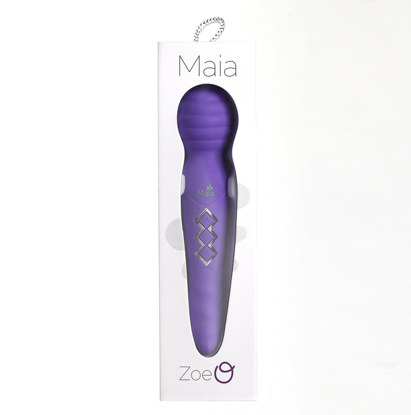 cZMhSSWWsBWnEzEHEQld0BMTqE7EpfXS Zoe Twisty Dual Vibrating Pleasure Wand - Purple - Image 1