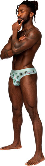 Sheer Print - Sheer Thong - Small/medium - Flamingo - Image 2
