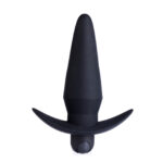 Cody Silicone Vibrating Anal Plug - Black - Image 3