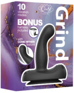 Cloud 9 Grind Insertable Vibe Suction Cup and Harness - Black - Image 2