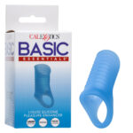 Basic Essentials Liquid Silicone Pleasure Enhance - Blue - Image 2