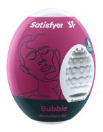 3 Pc Set Masturbator Egg - Bubble - Violet - Image 2