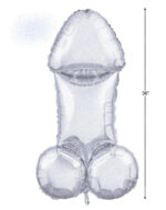 Glitterati Disco Penis 3 Foot Mylar Balloon - Image 3