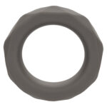 Alpha Liquid Silicone Prolong Prismatic Ring - Gray - Image 5