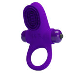 Pretty Love Vibrating Cock Ring II - Purple - Image 4