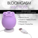 Bloomgasm Wild Rose 10x Suction Clit Stimulator - Purple - Image 8