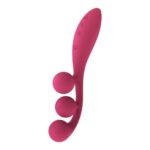 Tri Ball 1 Lay on Vibrator - Red - Image 5