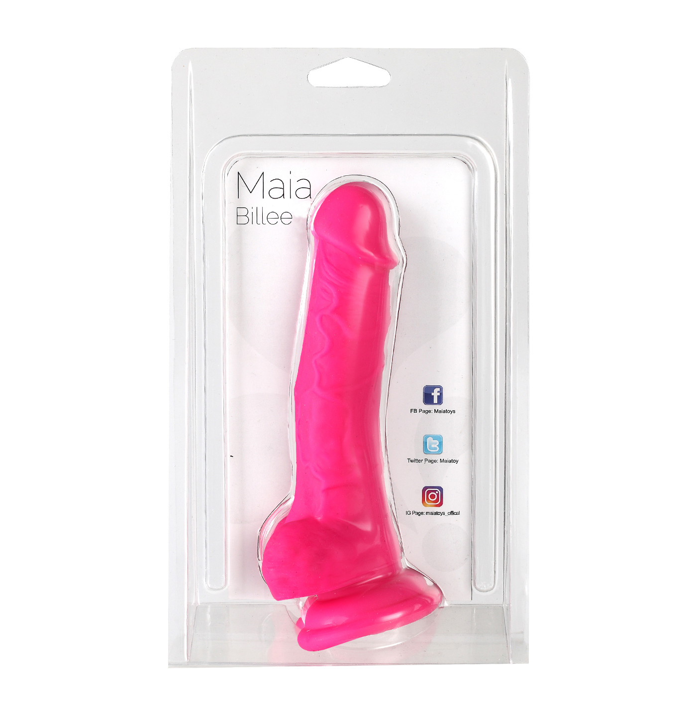 dsU2ZCxTPwRG08kkOKe9aVOzXe4B9tEu Billee Realistic Silicone Dong - Neon Pink - Image 1
