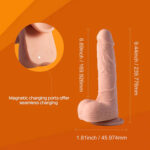 Kenzo-App Controlled 9.5" Big Realistic - Thrusting Dildo - Image 4