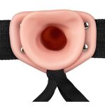 Hollow Strap-on Without Balls 6 Inch - Flesh - Image 3