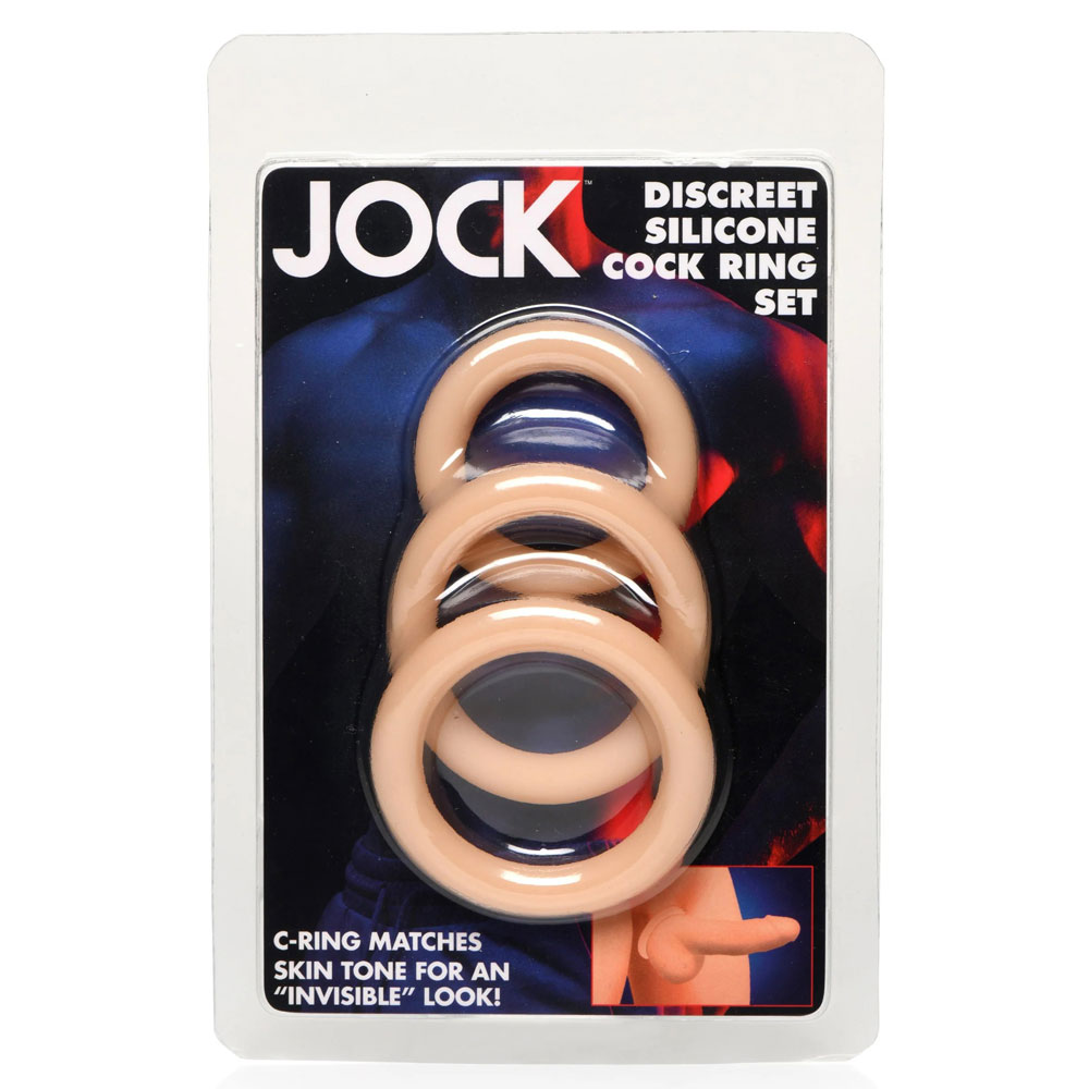 eP3T96gr Jock Silicone Cock Ring Set in - Light - Image 1