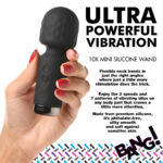 10x Mini Silicone Wand - Black - Image 6