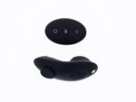 Hidden Pocket Strap on With Remote Control Vibrator - Black - Image 8