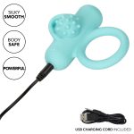 Silicone Rechargeable Nubby Lover's Delight - Blue - Image 10