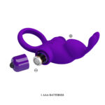 Pretty Love Vibrant Penis Ring I - Purple - Image 5