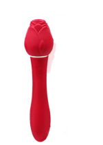 Wild Rose Suction Vibrator - Red - Image 2