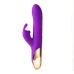 Karlin USB Rechargeable 10-Function Rabbit Vibrator - Purple - Image 3