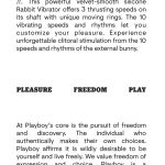 Playboy Pleasure - Hop to It - Rabbit Vibrator - Dark Purple