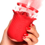 Lily Lover Sucking and Vibrating Clitoral Stimulator- Red - Image 9