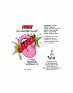 Smack Lickable Massage Oil, 3ml Pouch Display 36pc - Cherry - Image 2